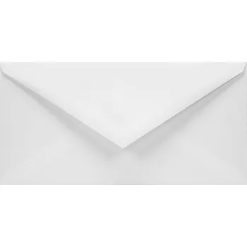 Obálka Ozdobné obálky trojúhelníkové DL 115g 10 Ks krémové / ecru