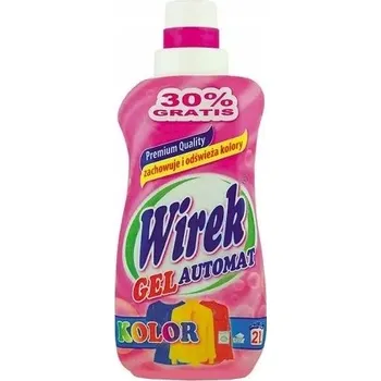 Prací prostředek Tekutý prací prostředek na barevné prádlo Wirek 1 l automat na barevné prádlo