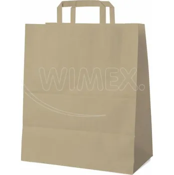 Nákupní taška Papírová taška hnědá 40+16 x 45 cm [50 ks]