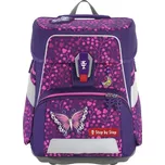 Školní aktovka Step by Step SPACE SHINE, Butterfly Night Ina - 5 dílný set, AGR certifikát