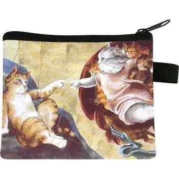 Peněženka Roztomilá mini peněženka s kočičím motivem | dětská peněženka - 32