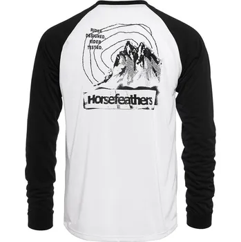 Pánské tričko Triko Shank LS - white velikost S