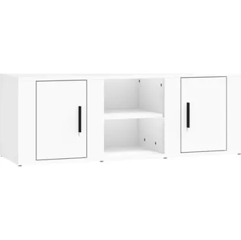 Televizní stolek TV stolek imitace dřeva 100x31,5x35 bílý