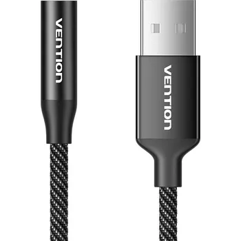 Zvuková karta Jednoportová externí zvuková karta USB Vention Gome 1m (černá)