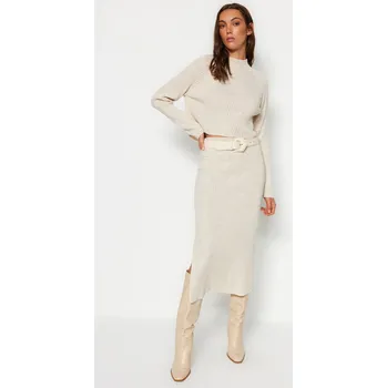 Městský batoh Dámský set Trendyol Trendyol krémová 2270563