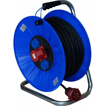 Napájecí kabel PRODLUŽOVACÍ KABEL GUMOVÝ KABEL 5x1,5 20m 16A S BUBNEM