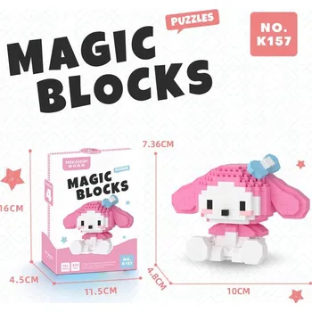 ostatní stavebnice Mikro stavebnice My Melody – roztomilá stavebnice, 386 dílků