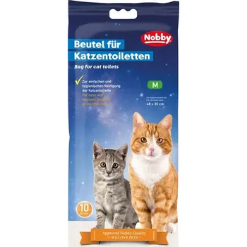 sáček na exkrement Nobby sáčky M do kočičí toalety 10 ks