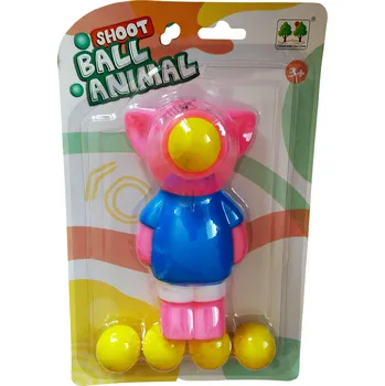 Hračka pro nejmenší Wiky Zvířátko střílející míčky 14 cm Barva: Prase