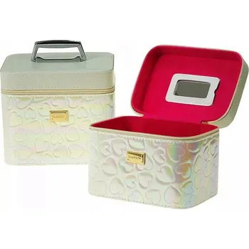 Kufřík M, kufr se zrcadlem a zapínáním na zip