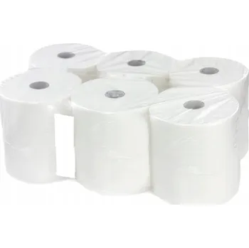 Papírový ručník Papírové utěrky celulóza Mistral v balení 6 ks bílé