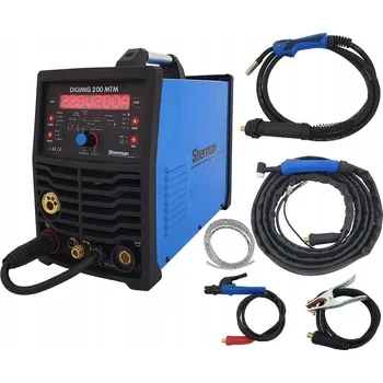 Svářečka Svářečka MIG/MAG, MMA, TIG Sherman 30-200 A 230 V