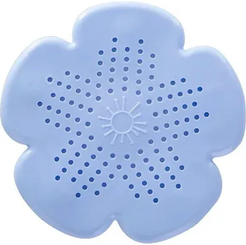 Instalatérský materiál Sítko do dřezu | lapač nečistot, styl květina - 15,5 cm - Modrá