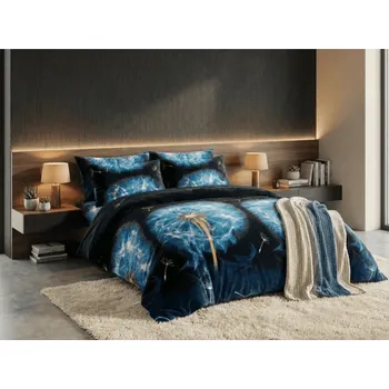 Mikroplyšové povlečení FLAEVOR modré Rozměr povlečení: 70 x 90 cm | 140 x 200 cm