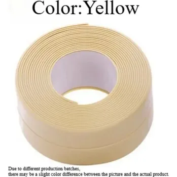 Lepicí páska Vodotěsná těsnící páska pvc do koupelny | samolepicí páska - 2.2cm,žlutá,1m