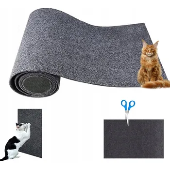 SAMOLEPICÍ ŠKRABACÍ PODLOŽKA S OŘEZÁVACÍM ŠKRABADLEM PRO KOČKY POHOVKA KŘESLO