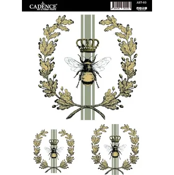 Výtvarná sada Transferový obrázek Cadence Easy Transfer, 25x35 cm - Čmeláčí královna