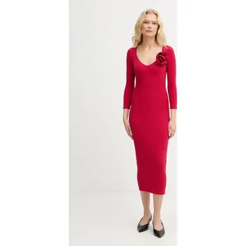 Dámské šaty Šaty Twinset 261AP3100 červená 33X, vel. XS