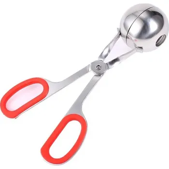 Kuchyňské nůžky Forma na masové koule | nůžky na masové kuličky - červená,L
