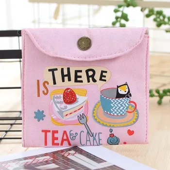 Menstruační vložka Pouzdro na dámské vložky | obal na hygienické vložky s motivem - D