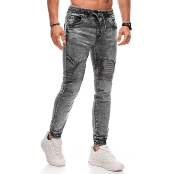 Pánská móda Pánské kalhoty Edoti Edoti šedá 2424808