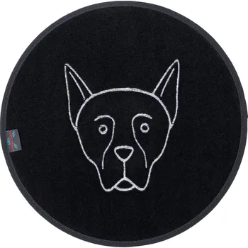 Miska pro psa Textilní podložka pod misku (cestovní) Max-Dywanik černá 1 l