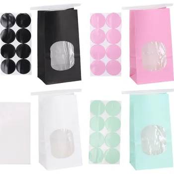 Dárková taška Wiky Dárkový sáček s okýnkem XS 9x6x17 cm Celorok + nálepka Barvy: černá