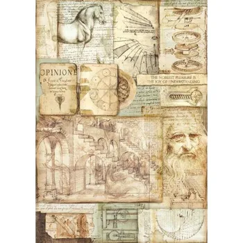 Umělecký papír Rýžový papír A3 pro tvoření - Leonardo da Vinci - DFSA3046