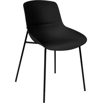 Jídelní židle Somcasa Černá plastová jídelní židle Diletta