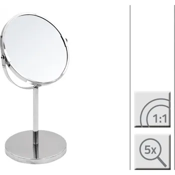 Kosmetické zrcátko Ridder 03107000 Zvětšovací kosmetické zrcátko POCAHONTAS, 5× zvětšovací - stojací