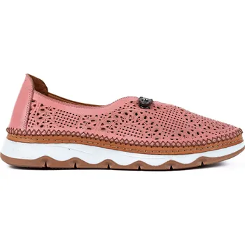 Dámské polobotky Letizia Dámské perforované polobotky lososové barvy Velikost: 37