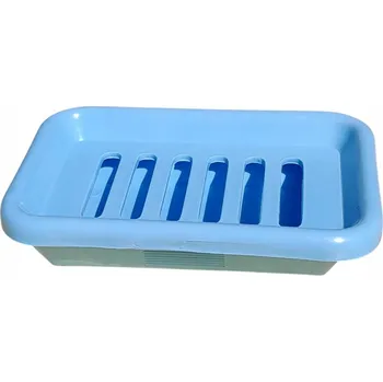 Mýdlenka plastová obdélníková s odkapávačem