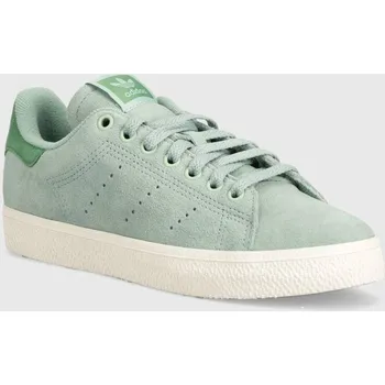 Pánská obuv Semišové tenisky adidas Originals Stan Smith CS IF6944 tyrkysová 67X, EUR 37 1/3