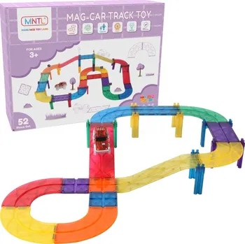 ostatní stavebnice MNTL Mag-Car Track Toy 52 ks