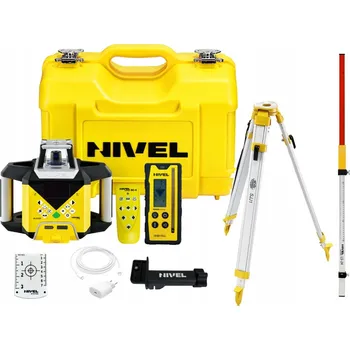 Měřící laser NIVEL SYSTEM NL620G DIGITÁLNÍ ZELENÝ ROTAČNÍ LASER DOSAH 600m STATIV LÁTA