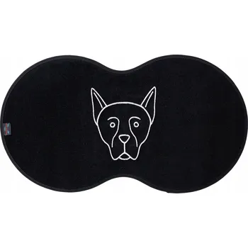 Miska pro psa Textilní podložka pod misku (cestovní) Max-Dywanik černá 1 l