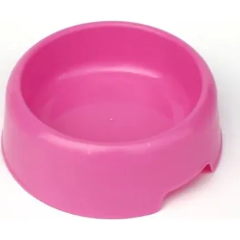 Miska pro psa Miska pro psy | psí miska plastová, 250 ml - Tmavě růžová