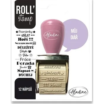 Dětské razítko Aladine RollStamp textová - Můj diář