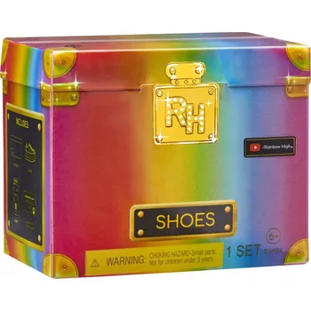 Panenka Rainbow High Mini Accessories Studio Boty série 1 Sada Překvapení 586074