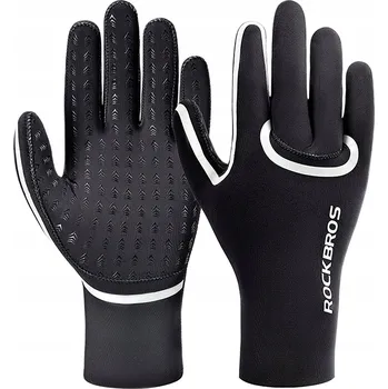Cyklistické rukavice Celorozepínací cyklistické rukavice Rockbros, voděodolné, velikost: L/XL