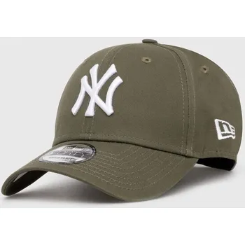 Kšiltovka Bavlněná baseballová čepice New Era 9Forty New York Yankees 60435138 zelená 78X, vel. ONE SIZE