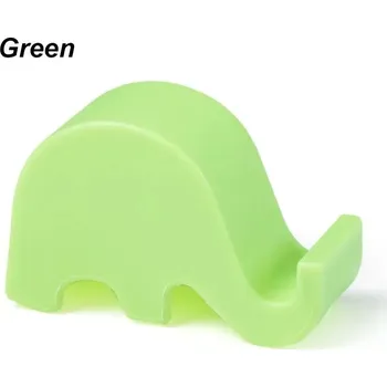 Držák na mobil | stojánek na mobil plastový - styl slon - Zelená