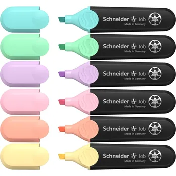 Zvýrazňovač Schneider Job pastel - sada 6 ks