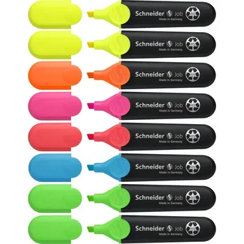 Zvýrazňovač Zvýrazňovač Schneider Job - sada 8 originálů
