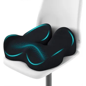 Polštář ORTOPEDICKÝ POLŠTÁŘ NA SEDADLO DO AUTA, KANCELÁŘSKÁ PODLOŽKA NA ŽIDLI NEBO KŘESLO