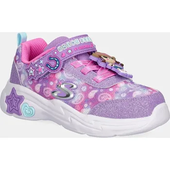 Dívčí obuv Dětské sneakers boty Skechers SNUGGLE SNEAKS 302214N fialová 48X, EUR 23
