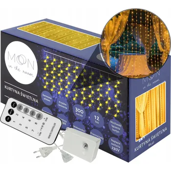 Vánoční dekorace VÁNOČNÍ OSVĚTLENÍ NA STROMEČEK SVÁTEČNÍ VELKÁ SVĚTELNÝ ZÁVĚS 3X2M HUSTÉ LED SVĚTELNÉ ŘETĚZY