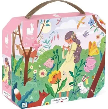 Janod Puzzle v kufříku Matka příroda 200 ks