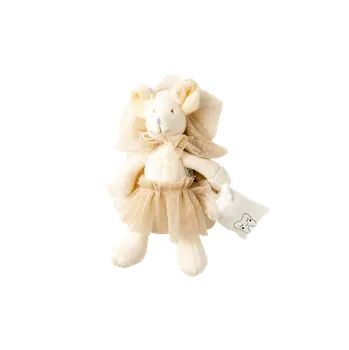 plyšák Myška "Zoubková víla", béžová + Dárek k nákupu