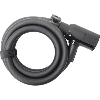 Zámek na kolo zámek na kolo CONTEC Coil.Cab.Lock Powerloc 15mm X 185cm black-zámek